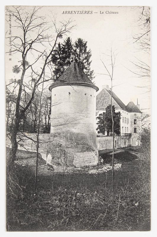 Le château d’Arrentières, Troyes, Archives départementales de l’Aube, 8 Fi 14076