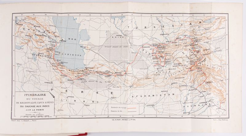 BM 125 - Du Caucase aux Indes à travers le Pamir (itinéraire de G. Bonvalot)