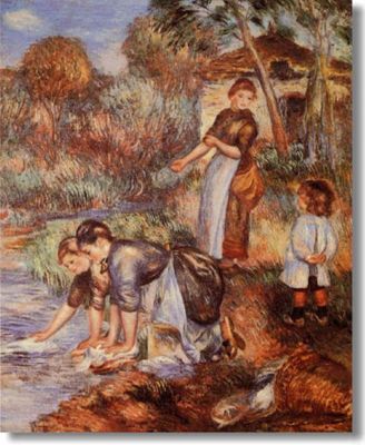 Les laveuses de Renoir. The Baltimore Museum of Art, Maryland, USA